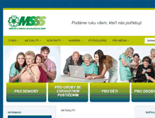 Tablet Screenshot of msss-most.cz